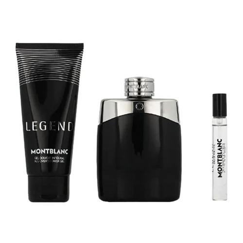 Montblanc Legend  zestaw - woda toaletowa 100 ml + woda toaletowa   7,5 ml + żel pod prysznic 100 ml
