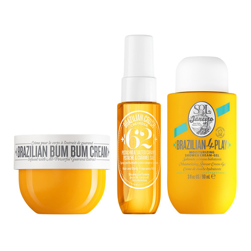 Sol de Janeiro Brazilian Bum Bum zestaw - mgiełka do ciała 30 ml + krem 50 ml + żel pod prysznic 90 ml