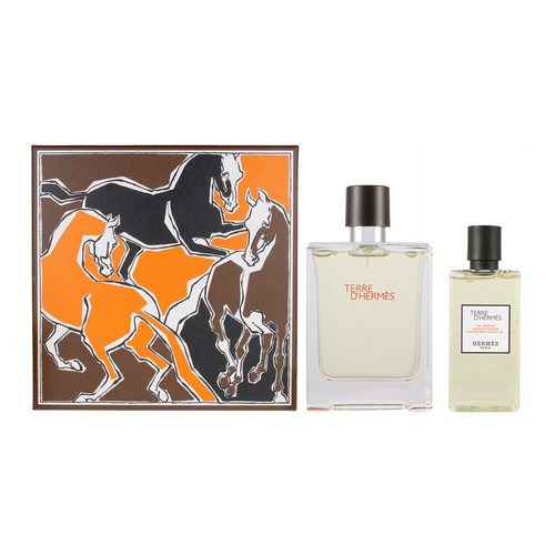 Hermes Terre d'Hermes  zestaw - woda toaletowa  50 ml + żel pod prysznic  40 ml