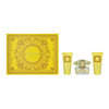 Versace Yellow Diamond zestaw - woda toaletowa  50 ml + balsam do ciała  50 ml + żel pod prysznic  50 ml