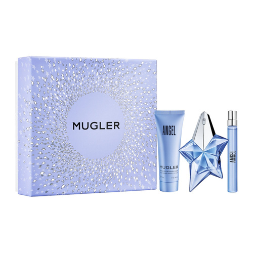 Mugler Angel  zestaw - woda perfumowana  25 ml + woda perfumowana  10 ml + balsam do ciała  50 ml