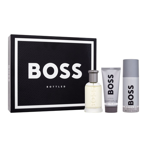 Hugo Boss Boss Bottled zestaw - woda toaletowa 100 ml + dezodorant spray 150 ml + żel pod prysznic 100 ml