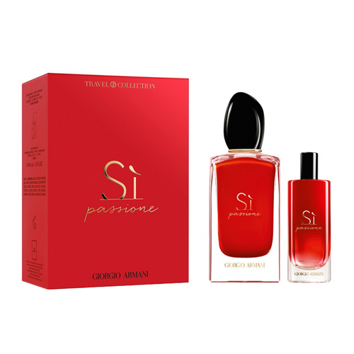 Giorgio Armani Si Passione zestaw - woda perfumowana 100 ml + woda perfumowana  15 ml