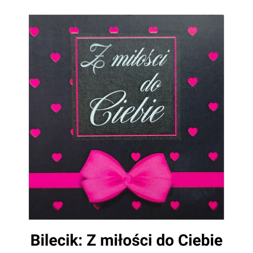 Torebka celofanowa z kokardką i bilecikiem "Moc Życzeń"