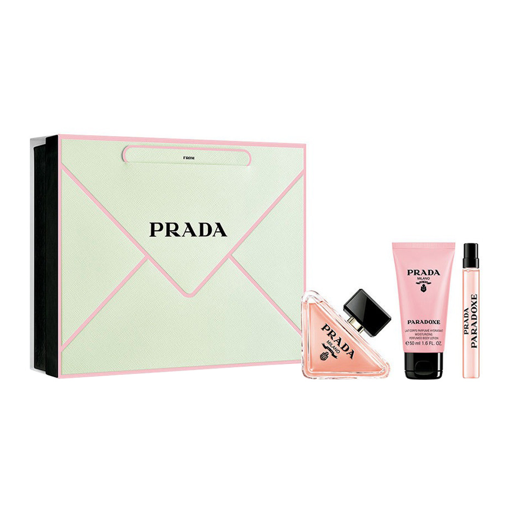 Prada Paradoxe zestaw - woda perfumowana 90 ml + woda perfumowana 10 ml + balsam do ciała 50 ml