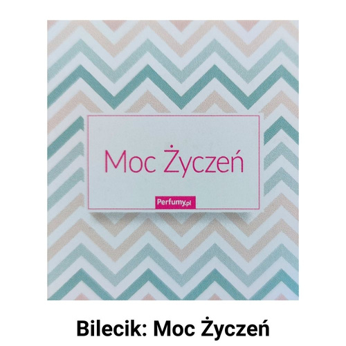Torebka celofanowa z kokardką i bilecikiem "Moc Życzeń"