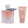 Lancome La Vie Est Belle zestaw - woda perfumowana  50 ml Refillable + balsam do ciała 50 ml OUTLET