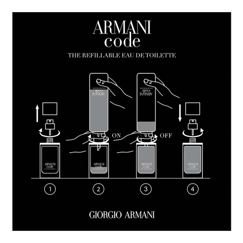 Giorgio Armani Armani Code Eau de Toilette pour Homme woda toaletowa  50 ml Refillable