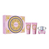 Versace Bright Crystal  zestaw - woda toaletowa  50 ml + balsam do ciała  50 ml + żel pod prysznic  50 ml