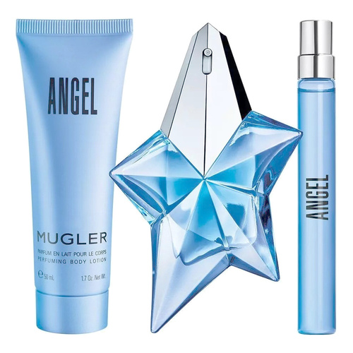 Mugler Angel  zestaw - woda perfumowana  25 ml + woda perfumowana  10 ml + balsam do ciała  50 ml