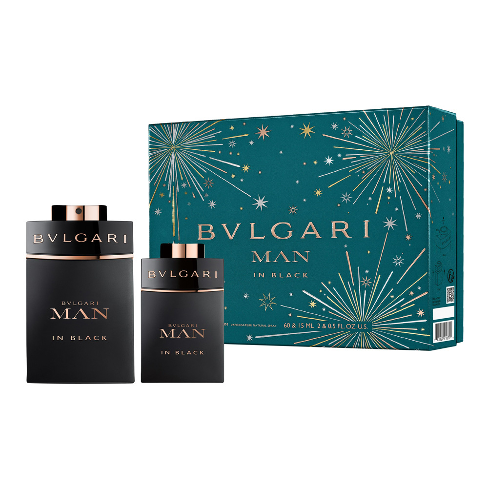 bvlgari bvlgari man in black woda perfumowana 60 ml   zestaw