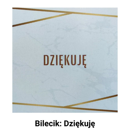 Torebka celofanowa z kokardką i bilecikiem "Moc Życzeń"