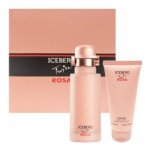 Iceberg Twice Rosa For Her zestaw - woda toaletowa 125 ml + balsam do ciała 100 ml