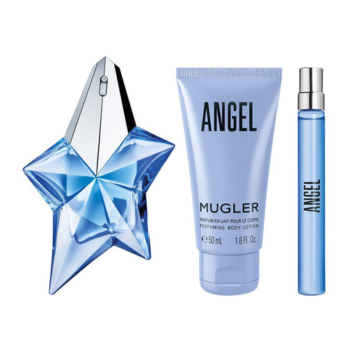 Mugler Angel  zestaw - woda perfumowana  25 ml + woda perfumowana  10 ml + balsam do ciała  50 ml