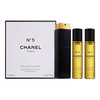 Chanel No.5  woda toaletowa 20 ml + 2 x 20 ml - Refill wkłady uzupełniające