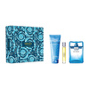 Versace Man Eau Fraiche zestaw - woda toaletowa 100 ml + woda toaletowa  10 ml + żel pod prysznic 150 ml