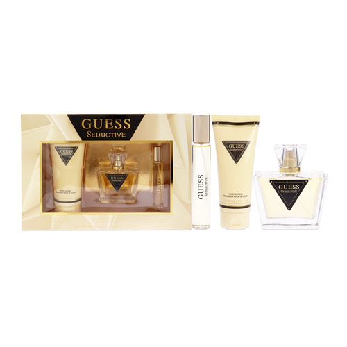 Guess Seductive  zestaw - woda toaletowa  75 ml + woda toaletowa  15 ml + krem do ciała 200 ml