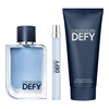 Calvin Klein Defy zestaw - woda toaletowa 100 ml + woda toaletowa  10 ml + żel pod prysznic 100 ml