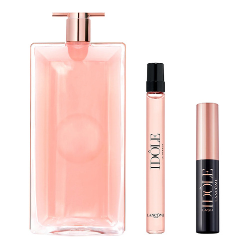 Lancome Idole zestaw - woda perfumowana  50 ml + woda perfumowana  10 ml + tusz do rzęs Lash Idole   2,5 ml - 01 Glossy Black