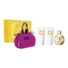 Versace Eros pour Femme zestaw - woda perfumowana 100 ml + balsam do ciała 100 ml + żel pod prysznic 100 ml + torebka