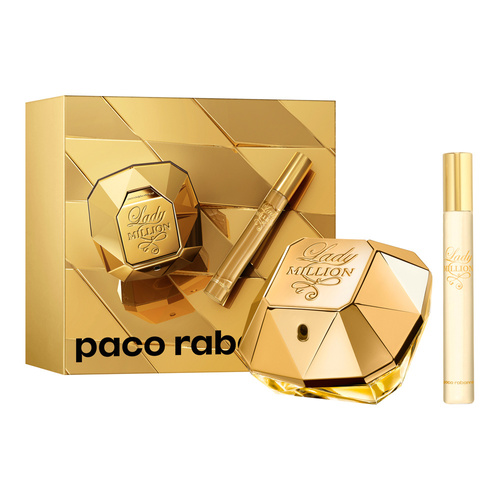 Paco Rabanne Lady Million  zestaw - woda perfumowana  50 ml + woda perfumowana  10 ml