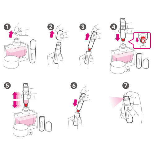 Travalo Classic HD Atomizer 3 x 5 ml - Gold