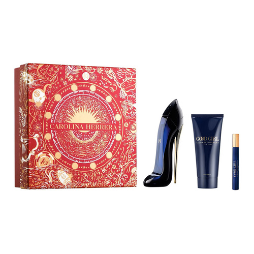 Carolina Herrera Good Girl zestaw - woda perfumowana  80 ml + woda perfumowana  10 ml + balsam do ciała 100 ml