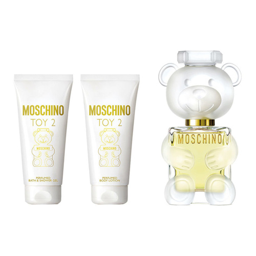 Moschino Toy 2 zestaw - woda perfumowana 50 ml + balsam do ciała 50 ml + żel pod prysznic 50 ml