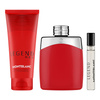 Montblanc Legend Red zestaw - woda perfumowana 100 ml + woda perfumowana   7,5 ml + żel pod prysznic 100 ml