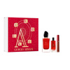 Giorgio Armani Si Passione zestaw - woda perfumowana 100 ml + woda perfumowana 15 ml + Liquid Lip Maestro 209 - 6,5 ml