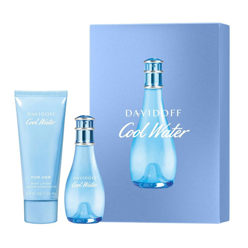 Davidoff Cool Water Woman zestaw - woda toaletowa 30 ml + balsam do ciała 75 ml