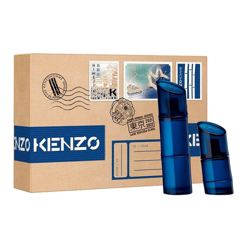 Kenzo Homme Eau de Toilette Intense  zestaw - woda toaletowa 110 ml + woda toaletowa 40 ml