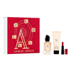 Giorgio Armani Si zestaw - woda perfumowana  50 ml + balsam do ciała  75 ml + mini Lip Power color 400