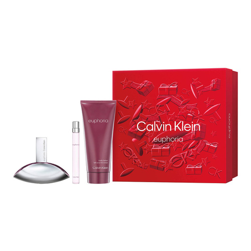 Calvin Klein Euphoria  zestaw - woda perfumowana  50 ml + woda perfumowana  10 ml + balsam do ciała 100 ml