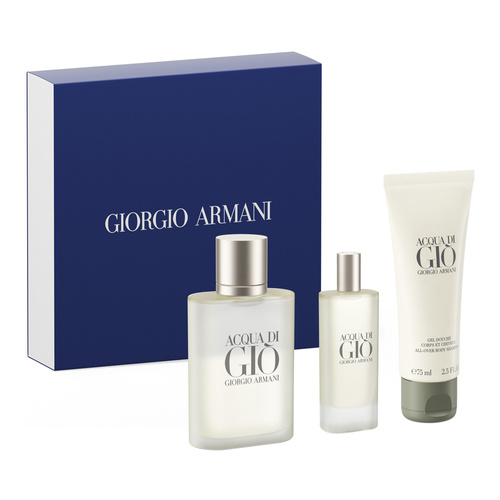 Giorgio Armani Acqua di Gio pour Homme  zestaw - woda toaletowa 100 ml + woda toaletowa  15 ml + żel pod prysznic 75 ml