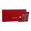 Versace Eros Flame zestaw - woda perfumowana 5 ml + balsam po goleniu 25 ml + żel pod prysznic 25 ml