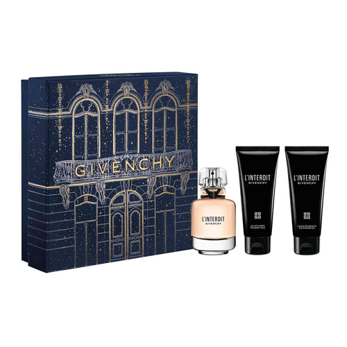 Givenchy L'Interdit Eau de Parfum zestaw - woda perfumowana  50 ml + mleczko do ciała  75 ml + żel pod prysznic  75 ml