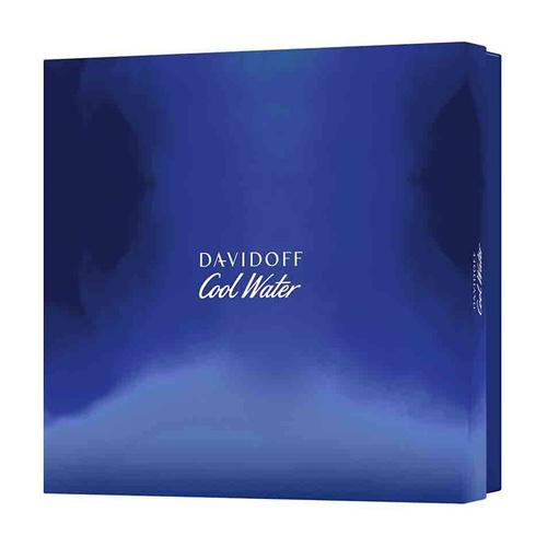 Davidoff Cool Water Men zestaw - woda toaletowa 75 ml + woda toaletowa 15 ml + żel pod prysznic 50 ml