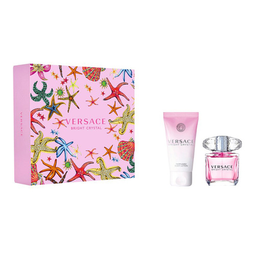 Versace Bright Crystal zestaw - woda toaletowa 30 ml + balsam do ciała 50 ml