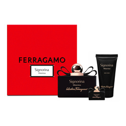 Salvatore Ferragamo Signorina Misteriosa zestaw - woda perfumowana 100 ml + woda perfumowana 5 ml + balsam do ciała 50 ml