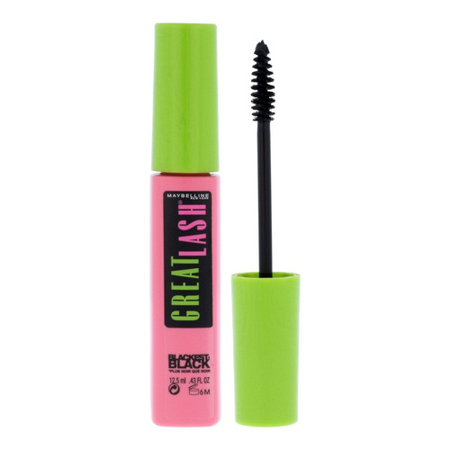 Maybelline Great Lash Blackest Black tusz do rzęs 12,5 ml - Black