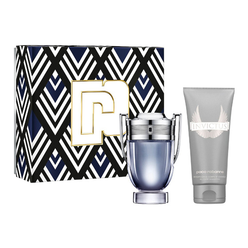 Paco Rabanne Invictus  zestaw - woda toaletowa 100 ml + żel pod prysznic 100 ml