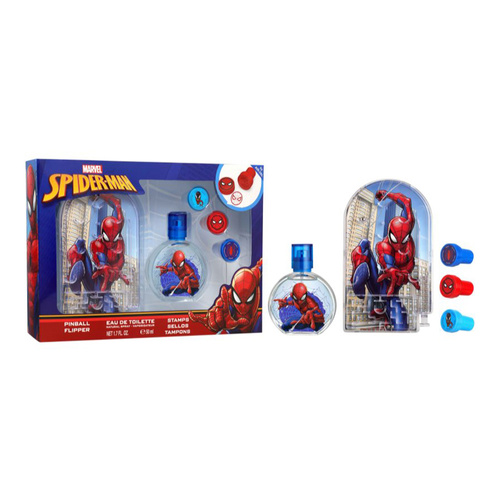 Air-Val Spiderman Zestaw - woda toaletowa  50 ml + pinball game + stemple