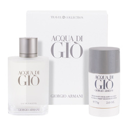 Giorgio Armani Acqua di Gio pour Homme zestaw - woda toaletowa 100 ml + dezodorant sztyft  75 g