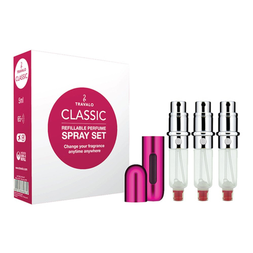 Travalo Classic HD Atomizer 3 x 5 ml - Pink