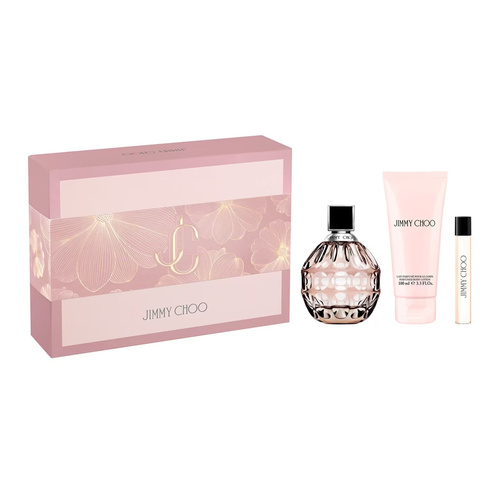 Jimmy Choo for Women zestaw - woda perfumowana 100 ml + woda perfumowana   7,5 ml + balsam do ciała 100 ml