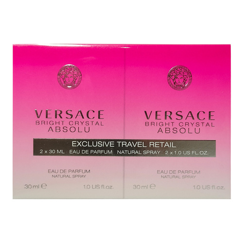 Versace Bright Crystal Absolu zestaw - woda perfumowana  30 ml + woda perfumowana  30 ml