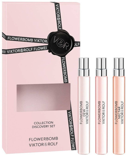 Viktor & Rolf zestaw - Flowerbomb woda perfumowana 10 ml + Dew woda perfumowana 10 ml + Nectar Intense woda perfumowana 10 ml