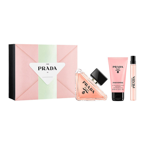 Prada Paradoxe  zestaw - woda perfumowana  90 ml + woda perfumowana  10 ml + balsam do ciała  50 ml