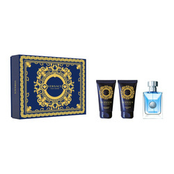 Versace pour Homme zestaw - woda toaletowa  50 ml + balsam po goleniu  50 ml + żel pod prysznic  50 ml 